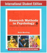 Produktbild: Morling, B: Research Methods in Psychology