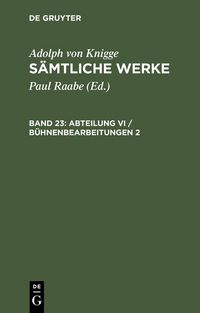 Produktbild: Abteilung VI / B&uuml;hnenbearbeitungen 2