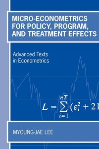 Bild vom Artikel Micro-Econometrics for Policy, Program, and Treatment Effects vom Autor Myoung-jae Lee