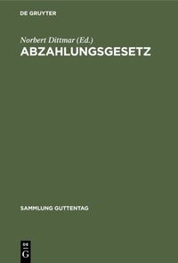 Produktbild: Abzahlungsgesetz
