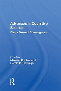 Produktbild: Advances in Cognitive Science