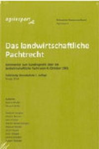 Produktbild: Das landwirtschaftliche Pachtrecht