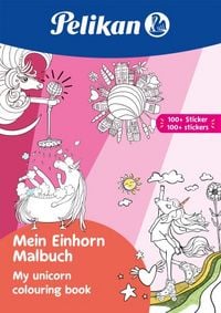 Produktbild: Pelikan Malbuch Einhorn mit Stickern, 48 Seiten