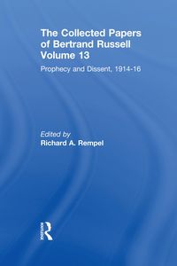 Produktbild: The Collected Papers of Bertrand Russell, Volume 13