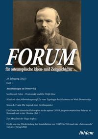 Produktbild: Forum f&uuml;r osteurop&auml;ische Ideen- und Zeitgeschichte