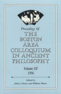 Produktbild: Proceedings of the Boston Area Colloquium in Ancient Philosophy