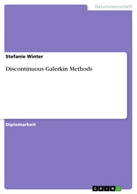 Produktbild: Discontinuous Galerkin Methods
