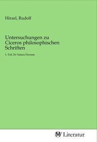 Produktbild: Untersuchungen zu Ciceros philosophischen Schriften