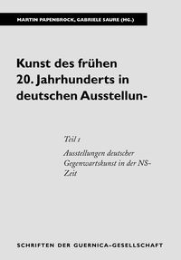 Produktbild: Kunst des fr&uuml;hen 20. Jahrhunderts in deutschen Ausstellungen. Teil 1