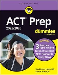 Produktbild: ACT Prep 2025/2026 for Dummies