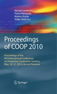 Produktbild: Proceedings of COOP 2010
