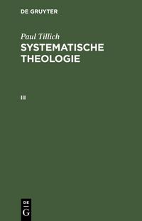 Produktbild: Systematische Theologie III