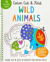 Produktbild: Color, Cut, and Fold: Wild Animals