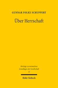 Produktbild: &Uuml;ber Herrschaft