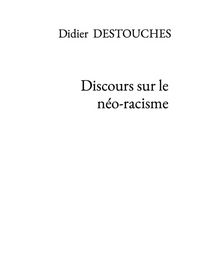 Produktbild: Discours sur le neo-racisme