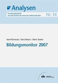 Produktbild: Bildungsmonitor 2007