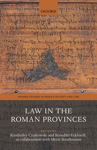 Produktbild: Law in the Roman Provinces