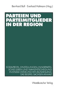 Produktbild: Parteien und Parteimitglieder in der Region