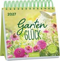 Produktbild: Postkartenkalender Gartengl&uuml;ck 2027