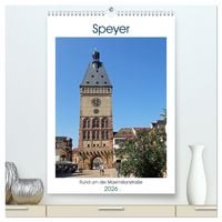 Produktbild: Speyer-Rund um die Maximilianstra&szlig;e (hochwertiger Premium Wandkalender 2026 DIN A2 hoch), Kunstdruck in Hochglanz