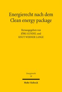 Produktbild: Energierecht nach dem Clean energy package