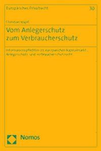 Produktbild: Vom Anlegerschutz zum Verbraucherschutz