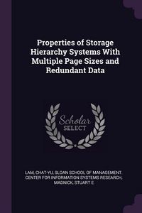Produktbild: Properties of Storage Hierarchy Systems With Multiple Page Sizes and Redundant Data