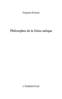 Produktbild: Philosophes de la grece antique