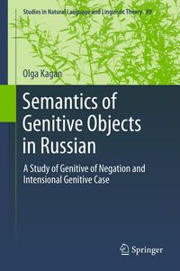 Produktbild: Semantics of Genitive Objects in Russian