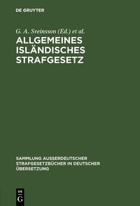 Produktbild: Allgemeines isl&auml;ndisches Strafgesetz