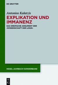 Produktbild: Explikation und Immanenz