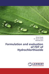 Produktbild: Formulation and evaluation of FDT of Hydrochlorthiazide