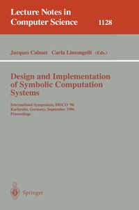 Produktbild: Design and Implementation of Symbolic Computation Systems