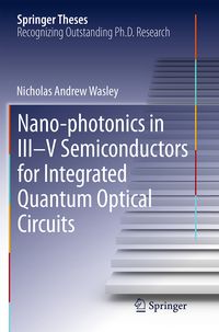 Produktbild: Nano-photonics in III-V Semiconductors for Integrated Quantum Optical Circuits