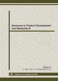 Produktbild: Advances in Product Development and Reliability III