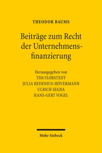 Produktbild: Beitr&auml;ge zum Recht der Unternehmensfinanzierung