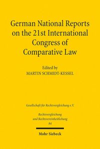 Produktbild: German National Reports on the 21st International Congress of Comparative Law