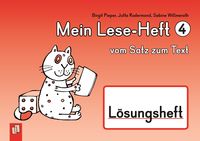 Produktbild: Mein Lese-Heft 4 &ndash; vom Satz zum Text &ndash; L&ouml;sungsheft