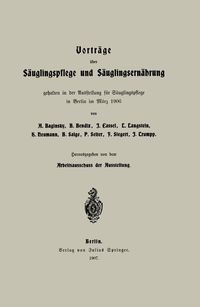Produktbild: Vortr&auml;ge &uuml;ber S&auml;uglingspflege und S&auml;uglingsern&auml;hrung