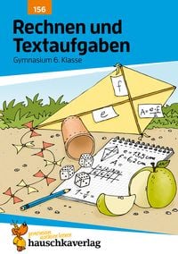 Rechnen und Textaufgaben - Gymnasium 6. Klasse, A5-Heft von Susanne Simpson