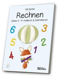Produktbild: Schreib- und Rechenheft: Zahlen 0-9 mit Addieren & Subtrahieren