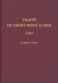 Produktbild: Bd. VIII/7: Les papiers-valeurs