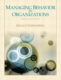Produktbild: Managing Behavior in Organizations