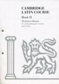 Produktbild: Cambridge Latin Course Book 2 Worksheet Masters 4th Edition