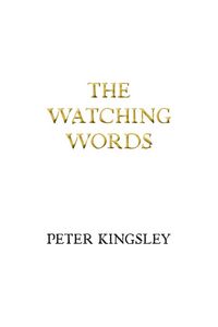 Produktbild: THE WATCHING WORDS