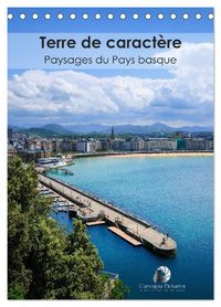 Produktbild: Terre de caract&egrave;re - Paysages du Pays basque (Calendrier de bureau 2027 DIN A5 horizontal), CALVENDO calendrier mensuel