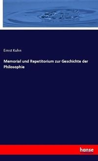 Produktbild: Memorial und Repetitorium zur Geschichte der Philosophie