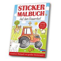 Produktbild: Stickermalbuch: Bauernhof
