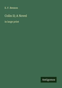 Produktbild: Colin II; A Novel