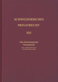 Produktbild: Bd. II/5: Das Schweizerische Vereinsrecht